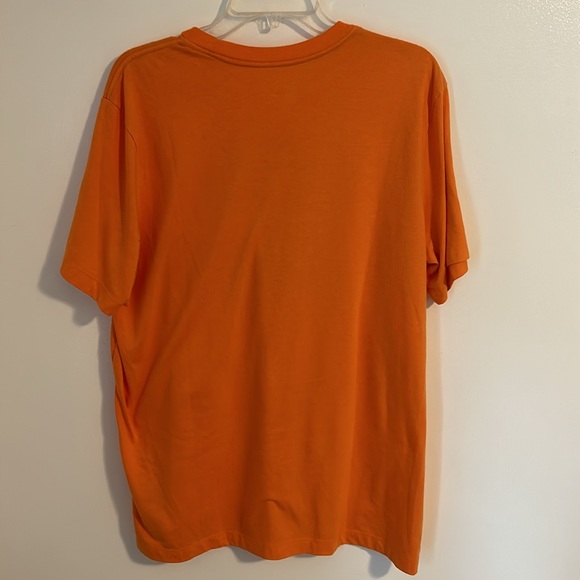 Vintage Logo Tampa Bay Buccaneers Nike orange t shirt with unique nike logo Lg - Picture 4 of 5